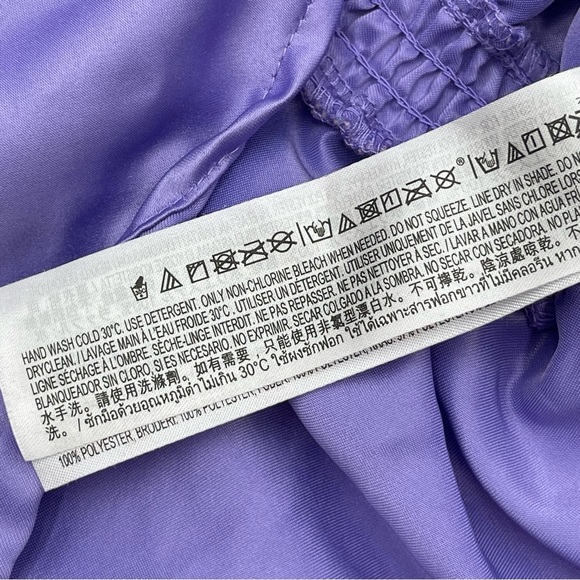 Disney Rapunzel Dress Girls Size 5/6 Disney Store Tangled Princess Purple Floral - Picture 9 of 13